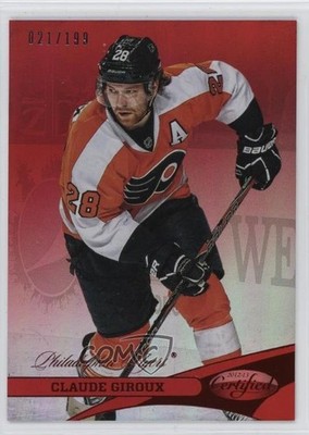 2012-13 Certified Mirror Red 21/199 Claude Giroux #28 0m80
