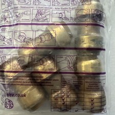NEW in sealed bag 5 x Tectite 22mm Straight Couplers T1/T270