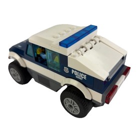 Lego 60007 City High Speed Chase - Built Police Car And Police Officer ONLY