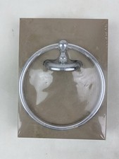Wall Mounted Hand Towel Ring Bathroom Rack Small Hanger Holder Chrome 6.25 1 Pcs