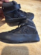 Converse All Star Pro Blaze Strap Sneaker Black High Top Baby Infant Kids Size 2
