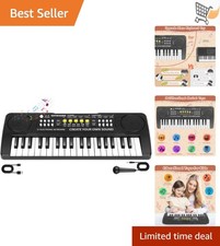 37 Key Kids Piano Keyboard Electronic Musical Toy with Microphone for Beginners