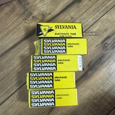 5 Vintage electronic tubes Sylvania