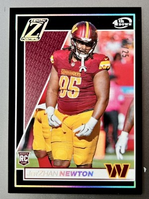 2024 Zenith Football JER'ZHAN NEWTON /25 Red Zone Rookie 