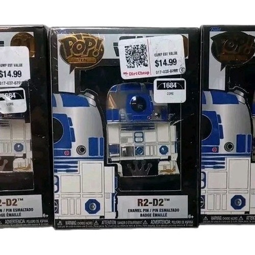 1 Star Wars R2-D2 Funko Pop! Enamel Pin #21 Brand New Sealed Total Of 1 - Picture 2 of 7