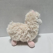 Carter's Just One You LLAMA Soft Stuffed Animal Baby Plush Toy Gold Cream 10"EUC