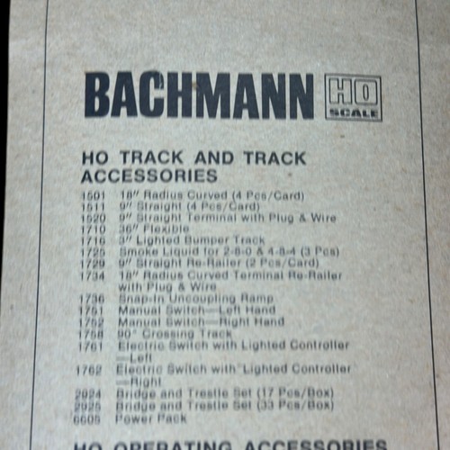 Bachman Train Track 44-1729-9 Straight Railer- 2 Pcs HO Gauge Model Train Part - Picture 5 of 7