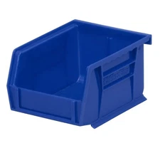24 Pack Blue Stackable Storage Bins Heavy Duty Multi Purpose Organizers
