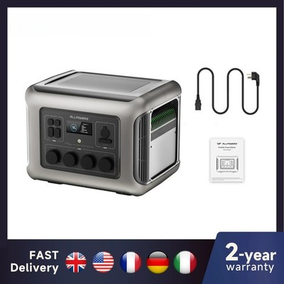 Portable Power Station 2016Wh Expandable to 20kWh LFP Battery 2500W Emergency US