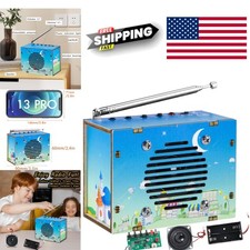 FM Radio Kit for Kids Compact Design Easy Assembly STEM Educational Toy