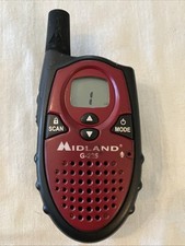 One Midland G-225 Walkie Talkie With Rechargeable Battery