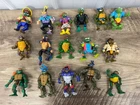 Vintage TMNT Teenage Mutant Ninja Turtles Lot 16 figures