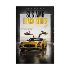 Mercedes Sls Amg Black Series Poster Gullwing Supercar Wall Art Mercedes Sls Amg Black Series Poster Gullwing Supercar Wall Art