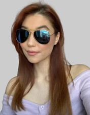 New Aviator Gold Blue Men's Women's Sunglasses G5