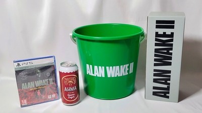 Alan Wake II Bucket + Thermos + Ahma Beer (Emptied) + Deluxe Edition PS5