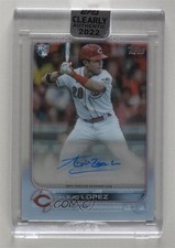 2022 Topps Clearly Authentic Auto Alejo Lopez #CAA-AL Auto 0hw6