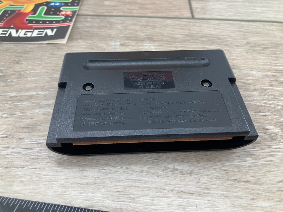 Vintage Sega Genesis Ms Pac Man Video Game Cartridge Case Manual Tested ...