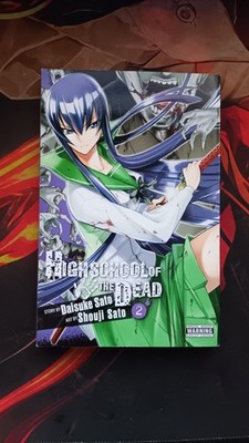 Highschool of the Dead Vol 2 by Daisuke Sato Yen Press 2011 Paperback Manga