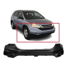 Front Upper Bumper Cover For 2010-2011 Honda CR-V w/ fog light holes
