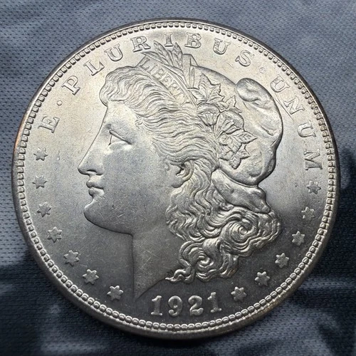 1921 S MORGAN SILVER DOLLAR! BEAUTIFUL  AU/UNCIRCULATED Coin! WOW!