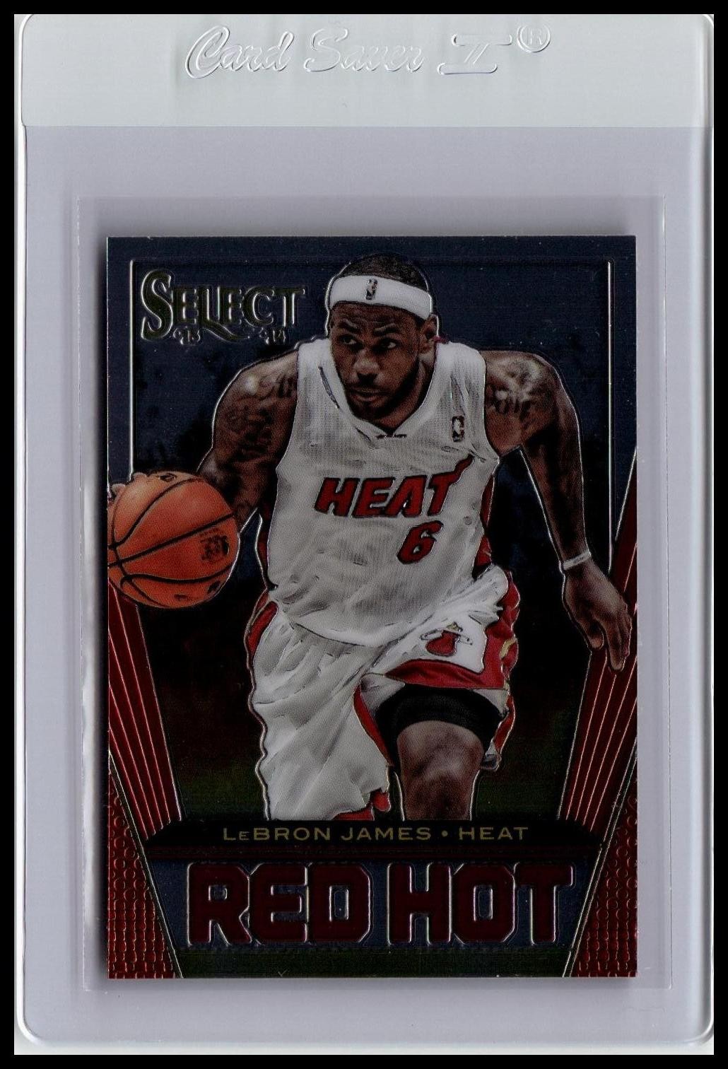 2013-14 Panini Select #39 LeBron James Red Hot