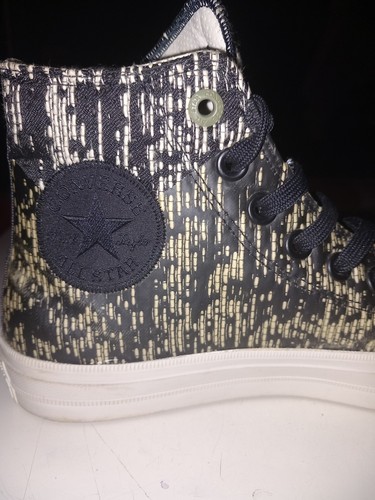 Converse, Chucks, Chuck Taylor All Star 2, Rubber Hi, Schwarz Beige, Gr. 39,5 - Bild 11 von 12