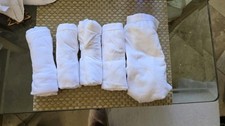 NEW HANES Just My Size Women's 5 Pack White Cotton Briefs Size 14 High Waist