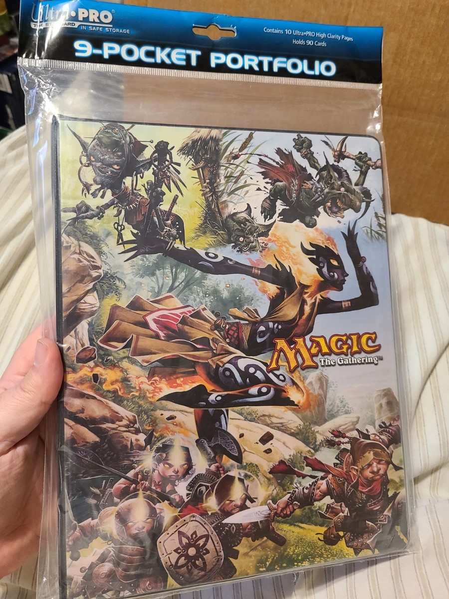 best mtg card binder Amazon.com: PKMLIFE Trading Card Binder Holder, 9 Pocket Card Album Sleeves  for Baseball Yugioh MTG TCG Cards, Collection Card Best Protection, 20  Pages Put up to 360 Cards (Greem) : Toys & Games main image 1
