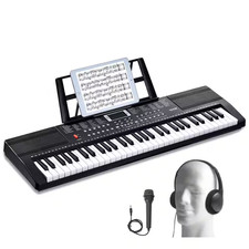 61 Key Digital Keyboard Piano 200 Tones 200 Rhythms Electric Piano Keyboard Kit