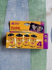 Kodak Gold 200 4 Pack 35mm Film 24 Exposures Expired 05/2004 NIB Sealed