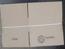 qty 25    10x8x4 Cardboard Paper Boxes - Brown