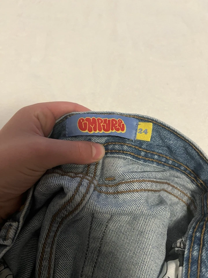 Vintage Empyre Blue Denim Shorts (Jorts) — Size S Streetwear Skate Style🐁 - Image 4 of 4