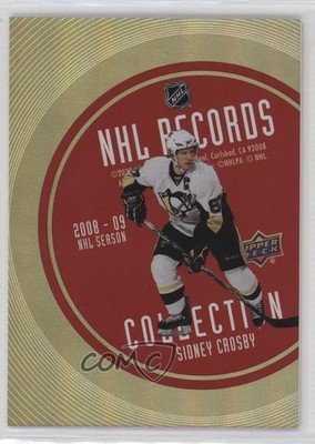 2021 Upper Deck Extended Series Record Collections Gold /250 Sidney Crosby f3p