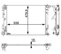 MotorküHler WasserküHler Premium Line Mahle Cr 1971 000P FüR Hyundai Tucson Tl 4