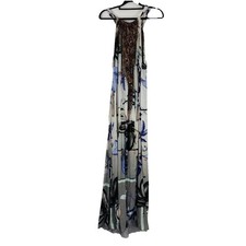 Camilla Drawstring Dress One Size Silk Maxi Embellished Vacation Holiday Resort