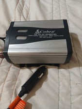 cobra dc to ac inverter 400 wattts 800 watts peak 5V usb output Tested Works