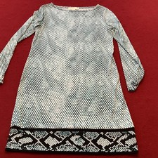Michael Kors Green Snake Print Dress Size M