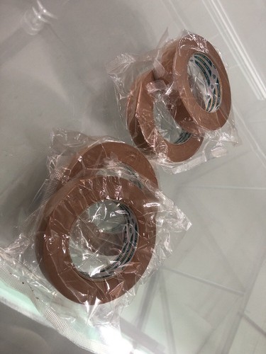 Picture Framing Brown Backing Tape X 4 Rolls 24mm X 50mt Long. Kikusui Tape - Picture 2 of 3