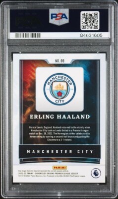 その他 haaland psa9 2022 Chronicles Erling Haaland Premier League Purple Astro