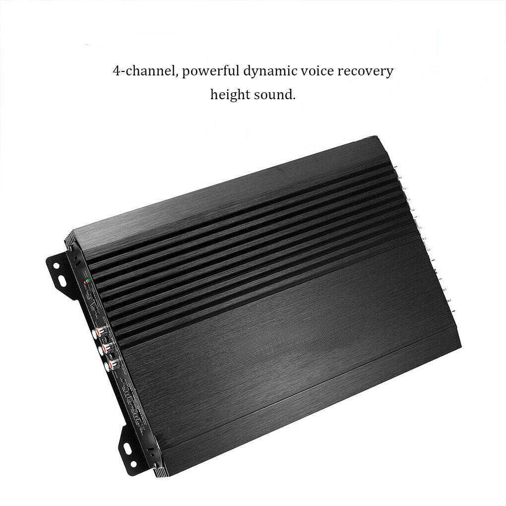 6800W 4 CH Car Audio Amplifier Audio Bass Class Sound Power Amp Short