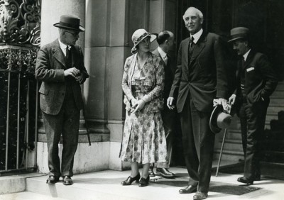 Genf Politiker Mac Donald & John Simon Old Meurisse Foto 1932