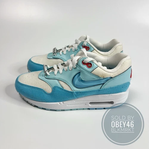 Nike Air Max 1 Puerto Rico Day Blue Gale FD6955-400 Size 4M 5.5W