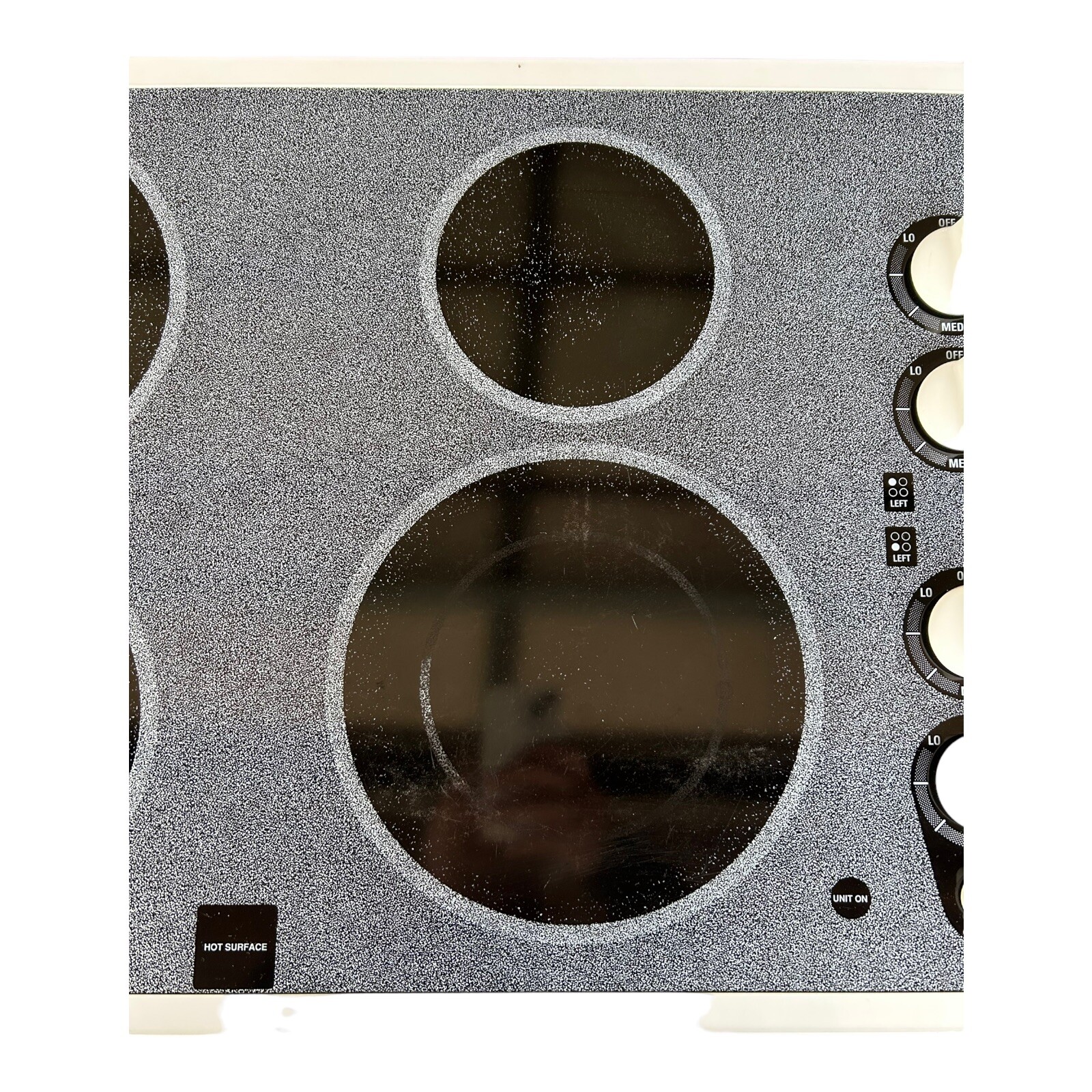 GE Profile 30” Electric Cooktop White Trim/Knobs DropIn JP350W0V1WW