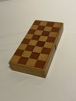 USSR Soviet Type 1 Tournament Chess Set Vintage 1967 Complete Queen's Gambit