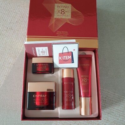 Enprani Retino Eight X8 Pro Deep Wrinkle Repair Cream Set Anti Care K-Beauty