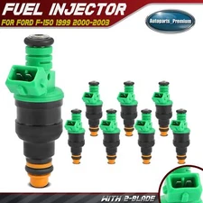 8Pcs Fuel Injector for Ford F-150 1999 2000-2003 V8 5.4L GAS Supercharged SOHC