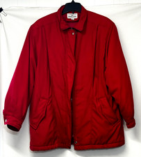 Vintage Red puffer winter jacket size Small