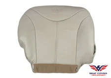 2000 2001 2002 GMC Yukon XL SLT SLE Driver Side Bottom Seat Cover Tan Vinyl
