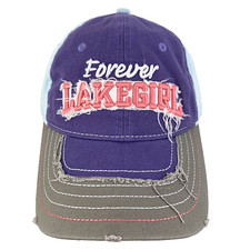 Forever Lakegirl Hat Spell Out Script Logo Mesh Golf Beach