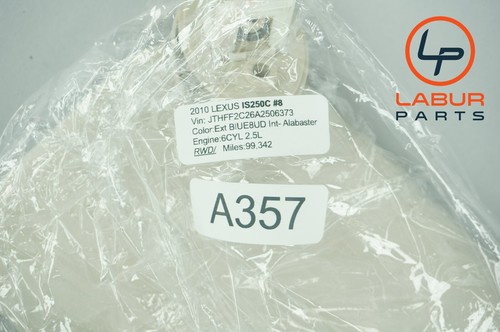 10-15 Lexus IS250 IS350 Convertible Top Front Right Side Sun Visor Sunvisor A357 - Picture 5 of 5